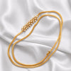 Mugappu Chain - Micro Gold Plated