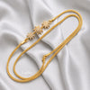 Mugappu Chain - Micro Gold Plated