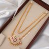 Sangu - 30 inch Micro Gold Plated Dollar Chain