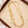 Mugappu Chain - Micro Gold Plated