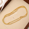 Mugappu Chain - Micro Gold Plated