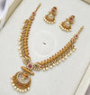 Grand Short Necklace with Earrings