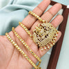 Gajalakshmi Mini - 24 inch Micro Gold Plated Dollar Chain