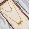 Trilakshmi No Stones - 24 inch Micro Gold Plated Dollar Chain