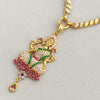 Lakshmi Devi - 24 inch Micro Gold Plated Dollar Chain