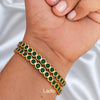 2.4 Green - Premium Stone Bangles