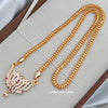 Lotus - 24 inch Micro Gold Plated Dollar Chain