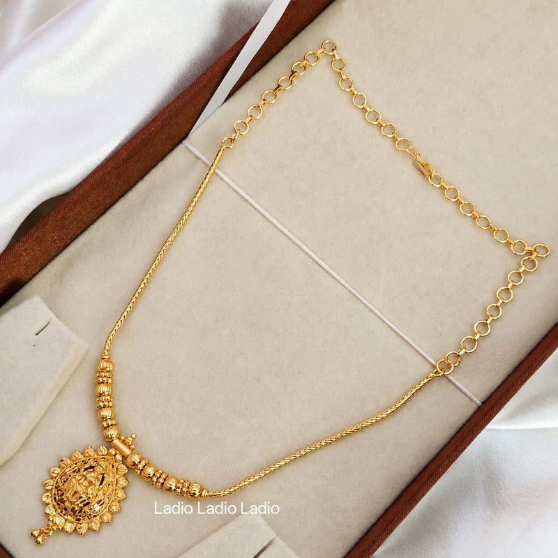 Real Gold look Lakshmi Necklace