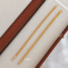 Traditional Maatal Earchain - Micro Gold Plated