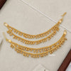 Two Layer Maatal Earchain - Micro Gold Plated