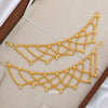 Traditional Maatal Earchain - Micro Gold Plated