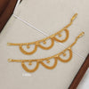 Three Curve Maatal Earchain - Micro Gold Plated