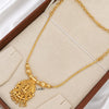 Real Gold Look Lakshmi Necklace