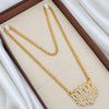 Lotus - 24 inch Micro Gold Plated Dollar Chain