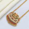Gajalakshmi Bigger Version - 24 inch Micro Gold Plated Dollar Chain