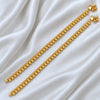 Anklet:One Gram Micro Goldplated - Floral
