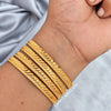 2.8 Broad - Micro Gold Plated 4 Bangles