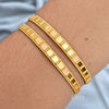 2.4-Exclusively Crafted- One  gram Micro Gold Plated Bangles