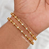 2.4 Dot Line - Micro Gold Plated Bangles