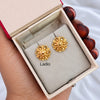 Golden Flower - Micro Gold Plated Earrings