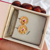 Golden Flower - Micro Gold Plated Earrings