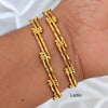 2.6 Specially Crafted - One Gram Micro Gold Plated Bangles