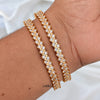 2.4 Zigzag - Micro Gold Plated Bangles