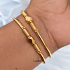 2.8 Geometric - Micro Gold Plated Bangles