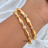 2.4 Tapered Tube - Micro Gold Plated Bangles