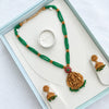 Limited-Time Mega Sale! Durgai – Green Beads Haaram Set