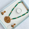 Limited-Time Mega Sale! Shakthi – Green Beads Haaram Set