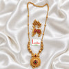 2 in 1 Lakshmi Pendent with Earrings