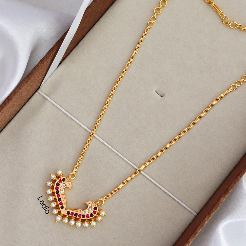 Multicolour Necklace - Micro Gold Plated