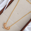 Pearl Stone Necklace - Micro Gold Plated