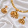 Peacock Motif - Micro Gold Plated