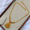 Real Gold Look Lakshmi Necklace