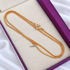 Mugappu Chain - Micro Gold Plated