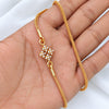 Mugappu Chain - Micro Gold Plated