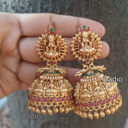 Lakshmi Bridal Jhumka-Big sized