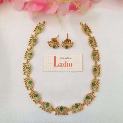 Rows of Lotus- Green