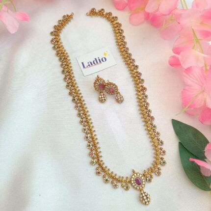 Pretty Floral Multicolor - Long Diamond Set Version 2