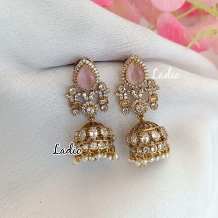 Pretty Jhumka -Pink