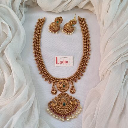 Gold Replica Midlength Necklace Set